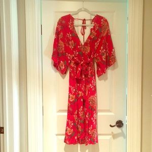 Backless low cut sun dress